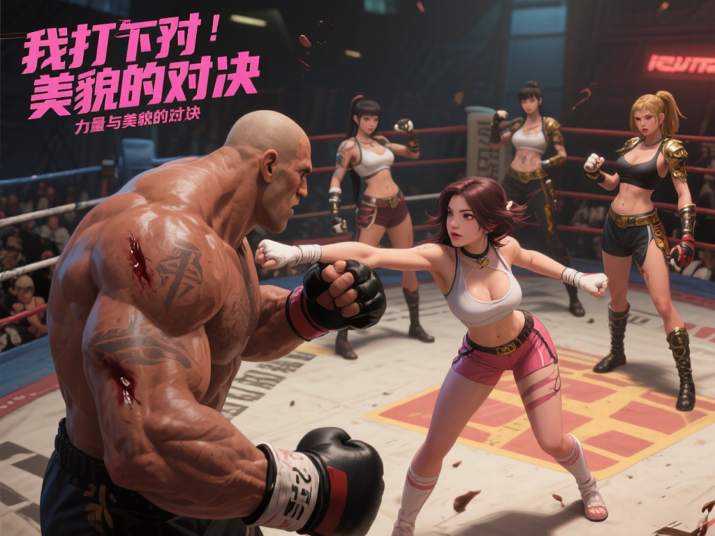 “拳王也甘拜下风？《我打不过绝色佳人》登陆Steam”